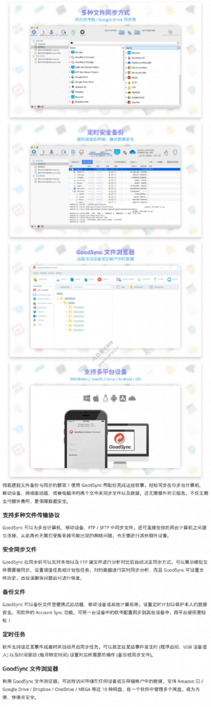 GoodSync Pro v12.9.9.7 x64 中文破解绿色版_专业版数据同步备份软件